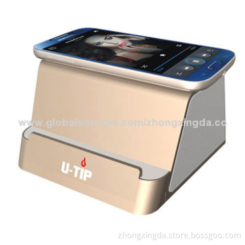 Mobile phone mini Bluetooth speaker with USB port, 1200 rechargeable Li-ion battery